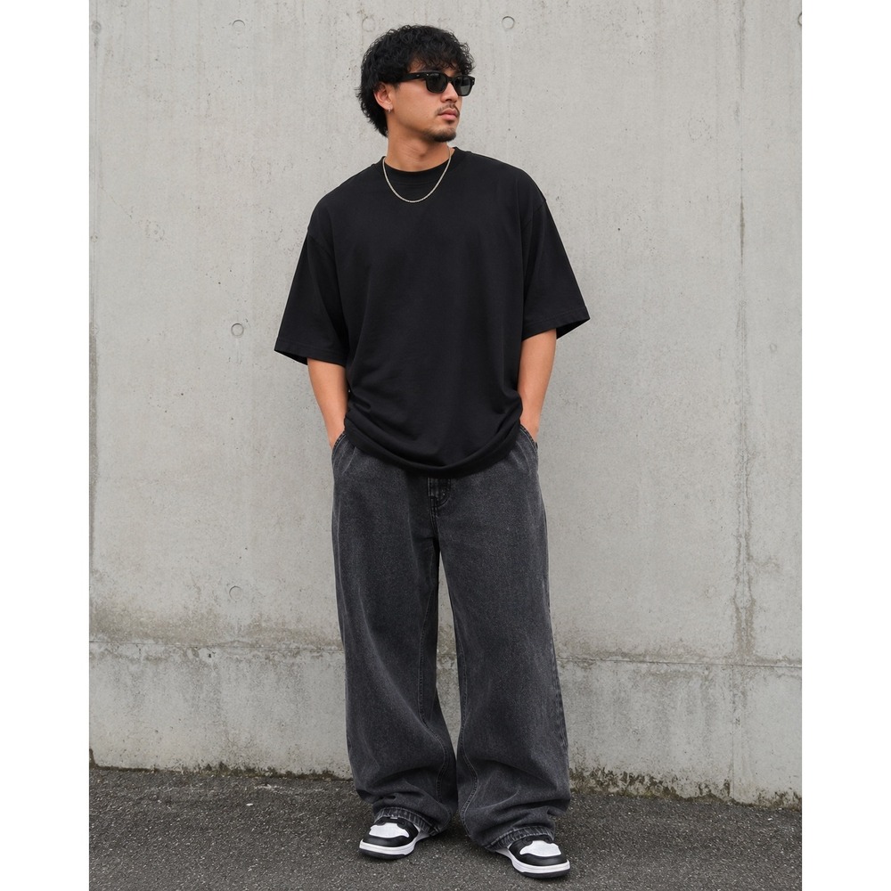 Vintage Pro Club Shirt Mens 2XL Black Heavyweight Streetwear Oversized Gym Tee